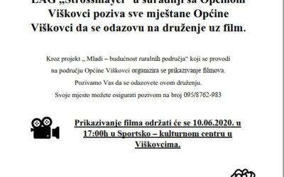 ,,VRIJEME JE ZA FILM˝ – PROJEKT ,,MLADI- BUDUĆNOST RURALNIH PODRUČJA˝